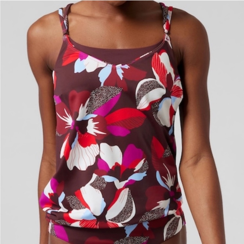 Athleta women’s Seascape Bra Cup Tankini - Sz 34B/C